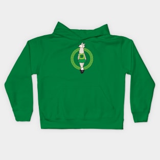 Sllainte! It's an Irish Dancing Llama Kids Hoodie